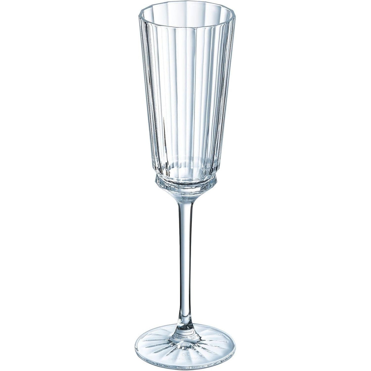 Cristal D'Arques Macassar Set of 4 Champagne Flute Glasses 17cl - Home Deco London