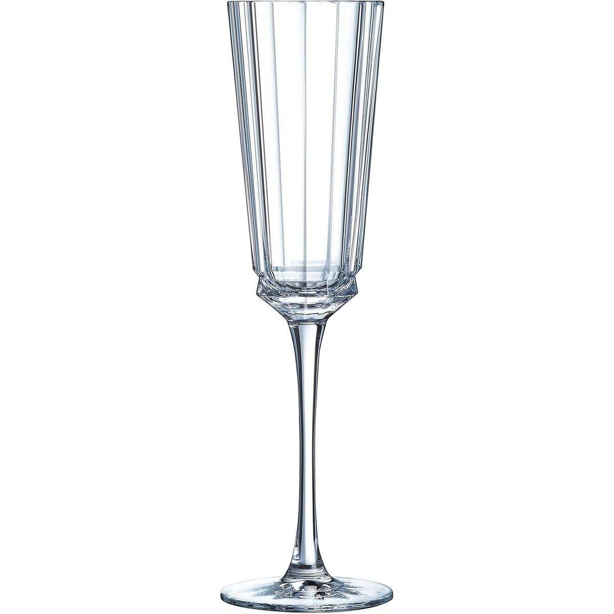 Cristal D'Arques Macassar Set of 4 Champagne Flute Glasses 17cl - Home Deco London