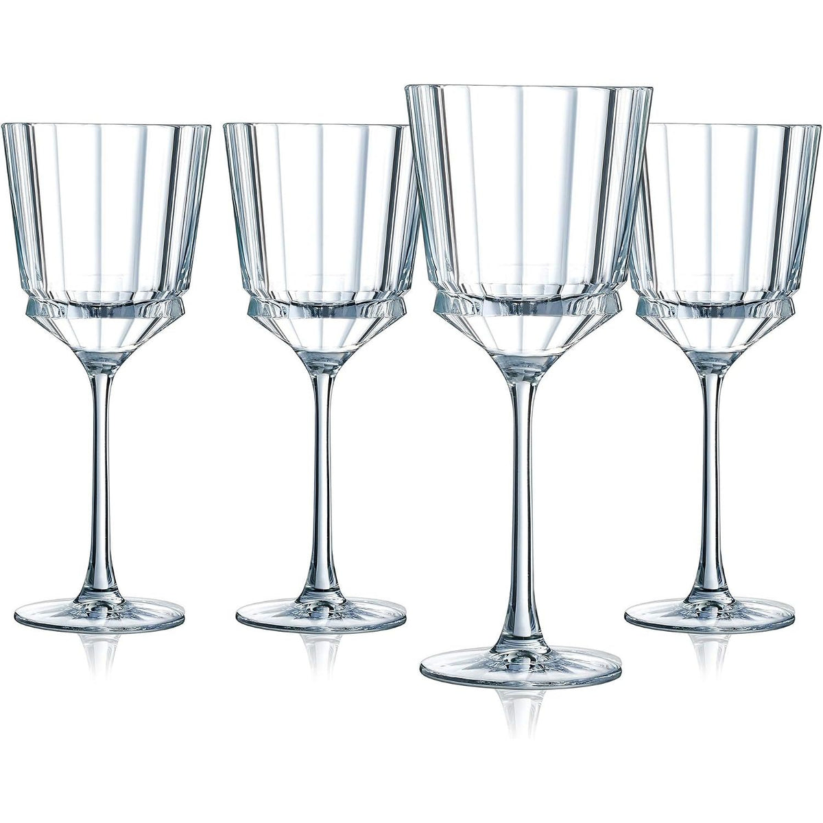 Cristal D'arques Set of 4 Macassar 27cl Wine Glasses - Home Deco London