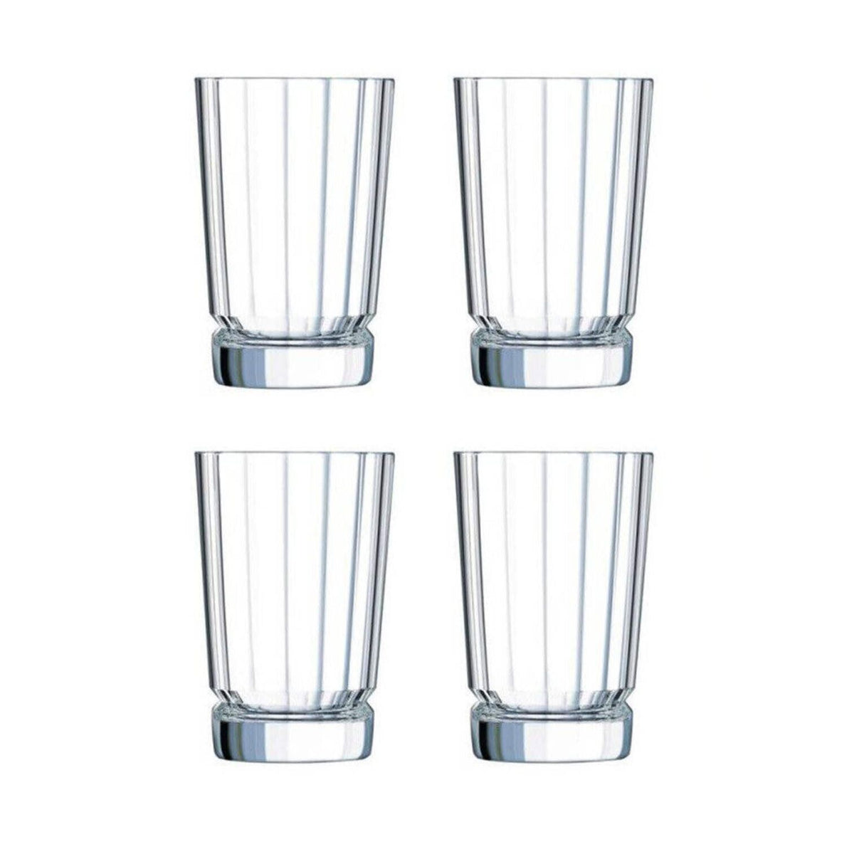 Cristal d'Arques Set of 4 Macassar Hiball Glasses - Home Deco London