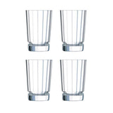 Cristal d'Arques Set of 4 Macassar Hiball Glasses - Home Deco London