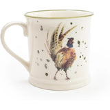 Country Kitchen Pheasant Ceramic Tankard Mug Set of 4 - Home Deco London