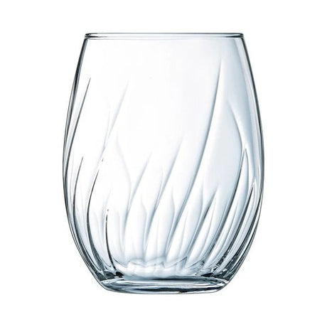 Cristal D'Arques Set of 4 Swirly 36Cl Glass Tumblers - Home Deco London