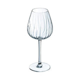 Cristal D'arques Set of 4 Swirly 47cl Wine Glasses - Home Deco London