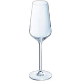 Distinction Cristal D'arques Champagne Flutes Set of 6, 23cl Krysta Crystal Glasses - Home Deco London