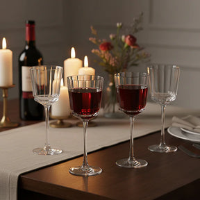 Cristal d’Arques Set of 4 Macassar 35cl Wine Glasses - Home Deco London