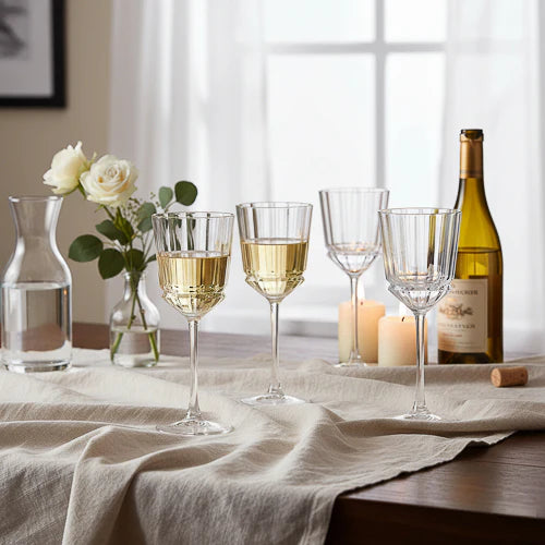 Cristal D'arques Set of 4 Macassar 27cl Wine Glasses - Home Deco London