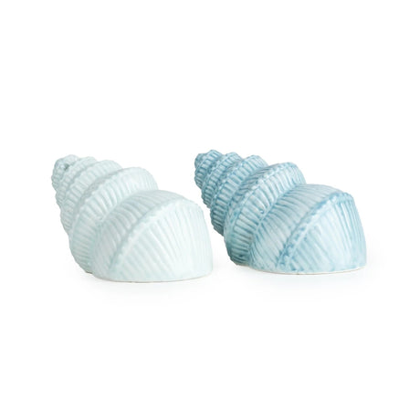 Reactive Glaze Shell Salt & Pepper Pots