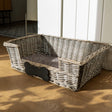 Small Dog Basket with Padded Bed and Personalised Chalk Board - Home Deco London