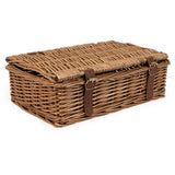 Versatile Small Luxury Hamper Full Wicker - Natural - an extra small wicker hamper that combines luxury and practicality for stylish organisation.