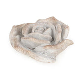 Close-up of the Small Resin Stone Rose Ornament showcasing delicate charm as a decorative stone rose for centrepieces.
