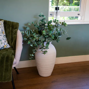 47cm Small Traditional Vase - Elegant ceramic decorative vase with a textured finish, perfect for floral arrangements or as a standalone decor piece.