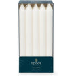 Spaas Unscented Dinner Candles 21/240mm, perfect for cosy evenings, featuring long burn time of 8 hours without dripping.
