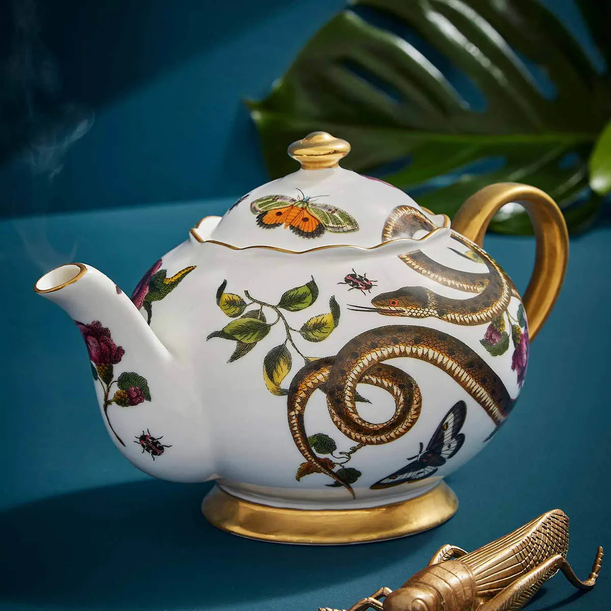 Spode Creatures Of Curiosity Snake Teapot - Home Deco London