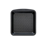 Pyrex Glide Square Roaster 24x24cm placed on a kitchen countertop, demonstrating its elegant design as a non-stick square roaster.