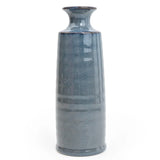 Reactive Glaze Vase 22.8cm Elegant Blue Bottle Vase - Home Deco London