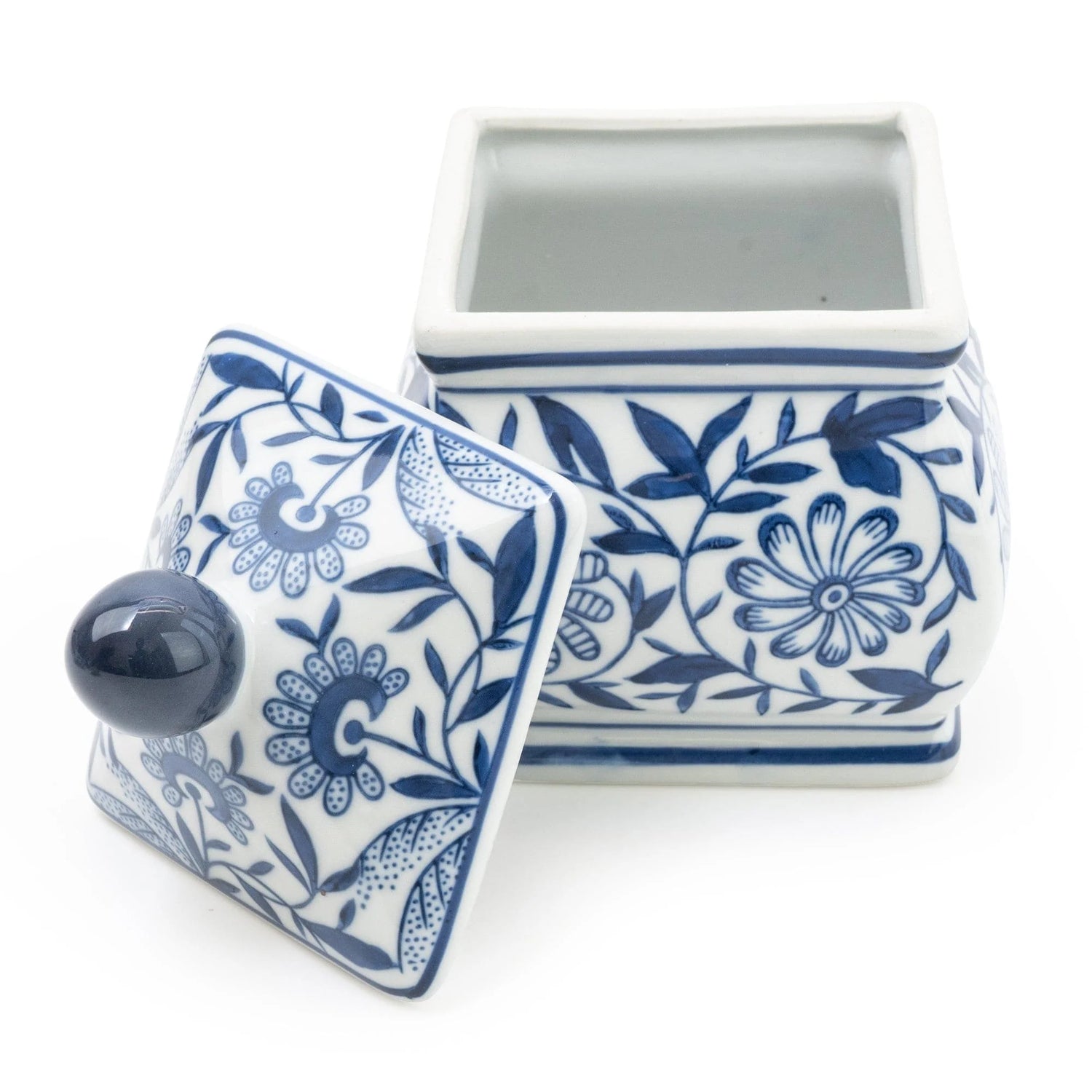 Sumatra Blue and White Ginger Jar 7" - Home Deco London