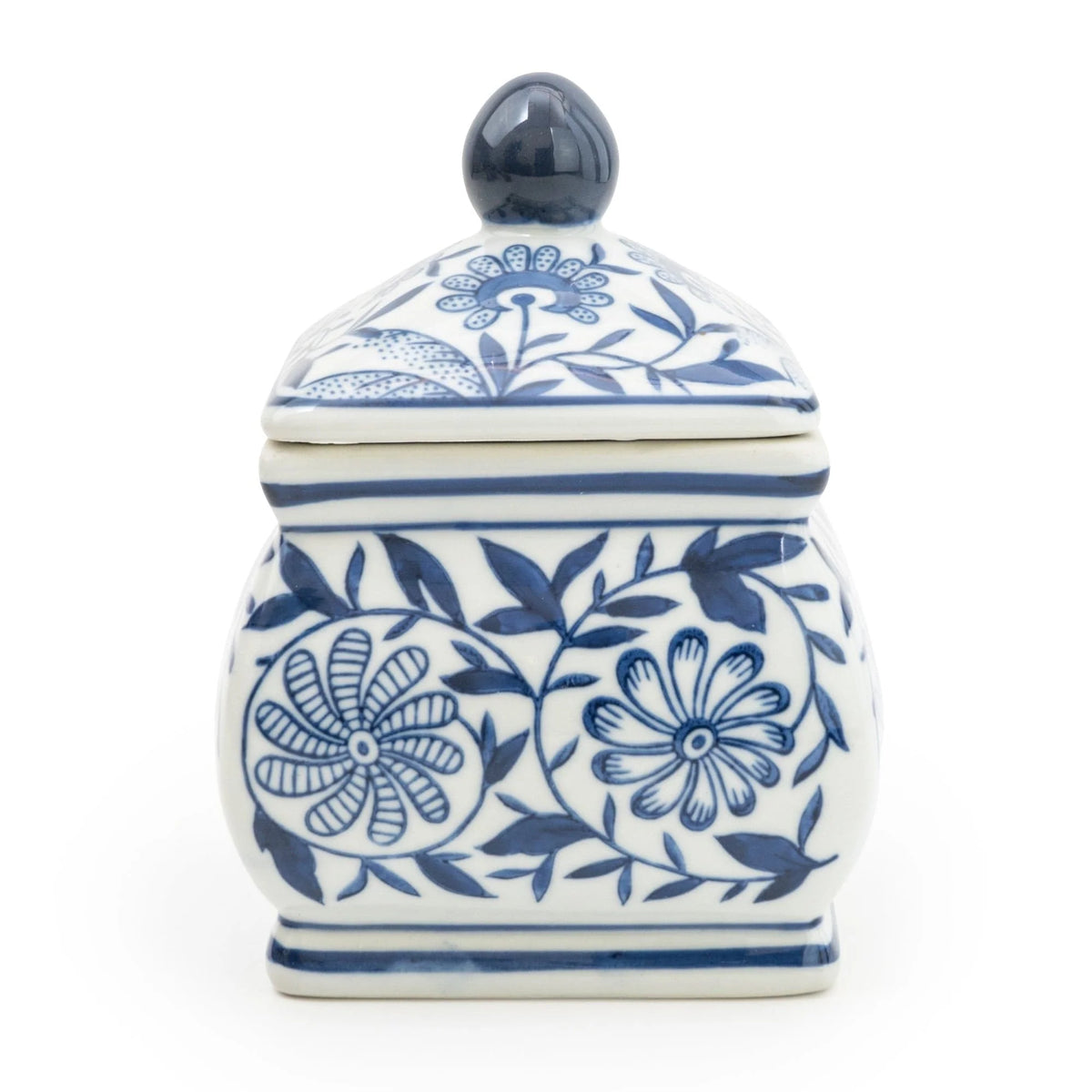 Sumatra Blue and White Ginger Jar 7" - Home Deco London