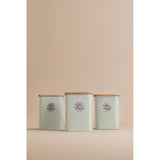 Typhoon Living Squircle Mint Tea Canister among others in a clean, aesthetic setting, highlighting its stylish mint green design.