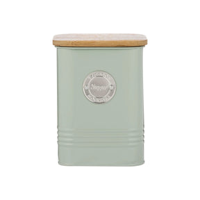 Typhoon Living 1.3L Mint Sugar Canister with Airtight Seal & Bamboo Lid perfect for stylish kitchen storage