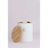 Typhoon Living Cream Cookie Storage presented with cookies, highlighting its role in keeping treats fresh and organised.
