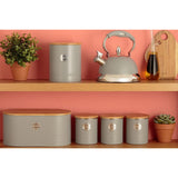 Stylish and functional Typhoon Living Grey Coffee Storage ideal for keeping coffee fresh.