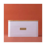Typhoon Living Otto Square White Bread Bin - Home Deco London