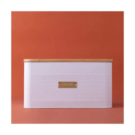 Typhoon Living Otto Square White Bread Bin - Home Deco London