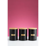Airtight Typhoon Otto Black Sugar Storage 1.4 Litre - functional black sugar storage canister that keeps contents fresh.