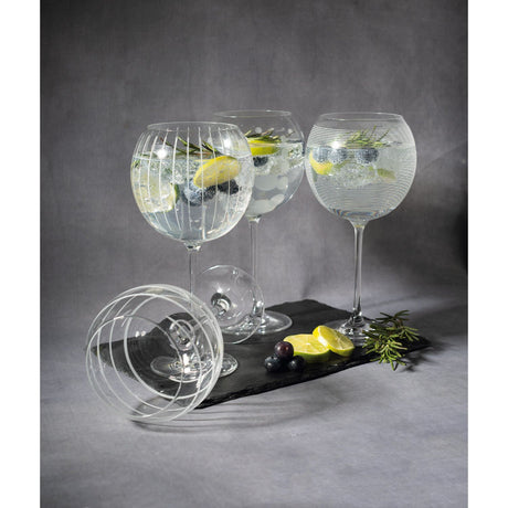 Mikasa Cheers Gin Glasses Set Of 4 Balloon Glasses - Home Deco London