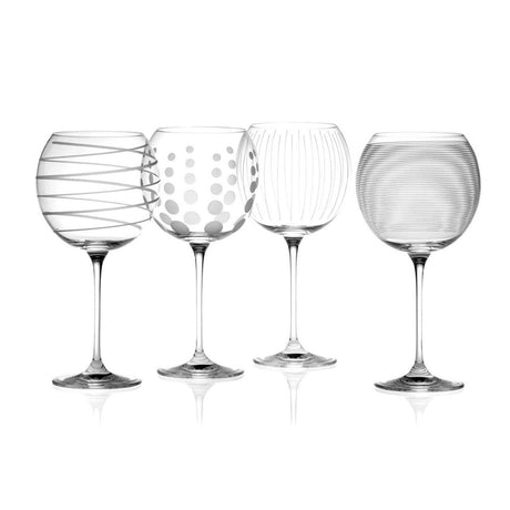 Mikasa Cheers Gin Glasses Set Of 4 Balloon Glasses - Home Deco London