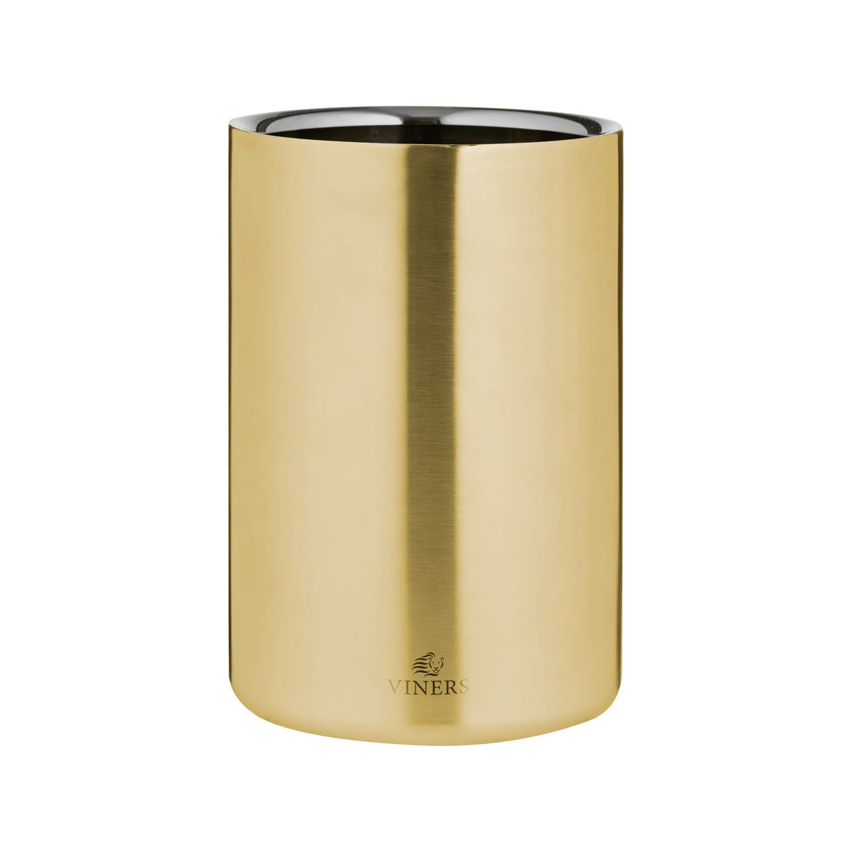 Viners 1.3L Double Wall Wine Cooler Gold - Home Deco London
