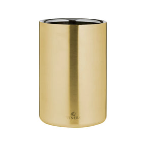 Viners 1.3L Double Wall Wine Cooler Gold - Home Deco London