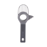Close-up of the sharp edge of the Viners 3 In 1 Avocado Tool, essential for easy slicing of avocados.