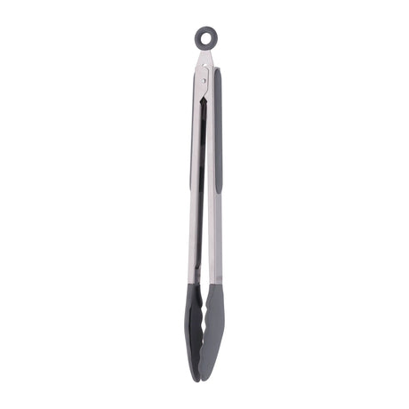Viners 34cm Stainless Steel Kitchen Tongs with Silicone Tips - Home Deco London