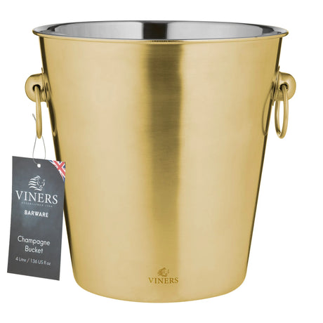 Viners 4L Gold Champagne & Wine Bucket - Home Deco London