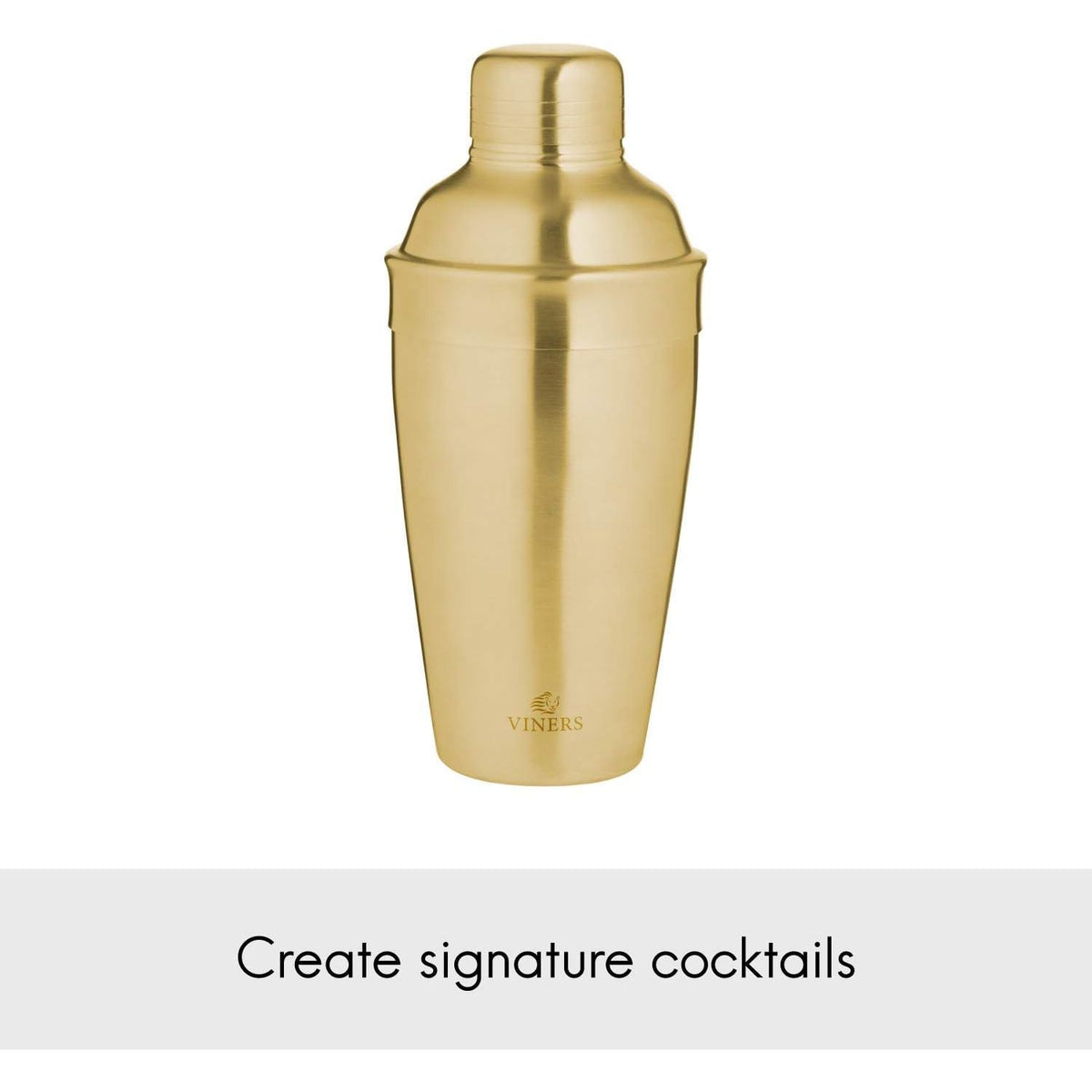 Viners 500ml Gold Cocktail Shaker - Home Deco London