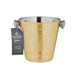 Viners Gold Ice Bucket 1 Litre Stainless Steel - Home Deco London