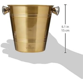Viners Gold Ice Bucket 1 Litre Stainless Steel - Home Deco London