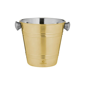 Viners Gold Ice Bucket 1 Litre Stainless Steel - Home Deco London