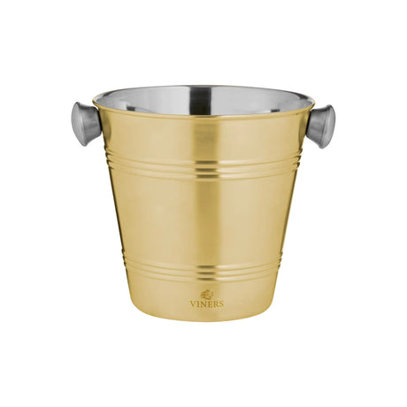 Viners Gold Ice Bucket 1 Litre Stainless Steel - Home Deco London