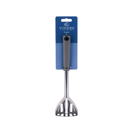 Viners Stainless Steel Masher with Soft-Touch Grip - Home Deco London