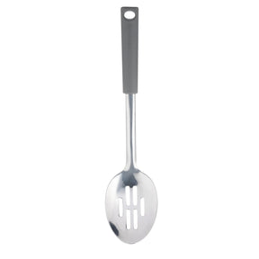 Viners Stainless Steel Slotted Spoon With Soft Grip Handle - Home Deco London