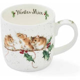 Wrendale Designs Royal Worcester Christmas Set of 4 Fine Bone China Mugs