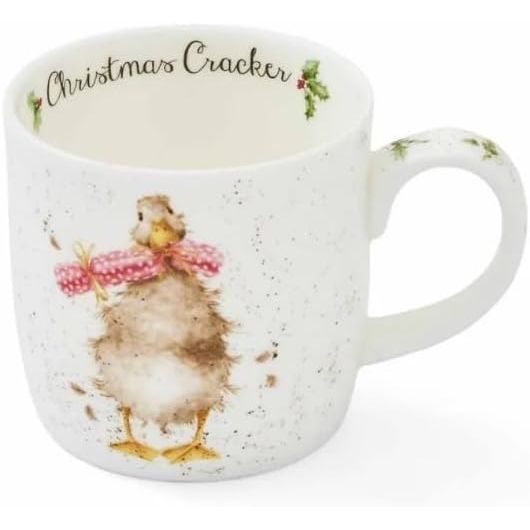 Wrendale Designs Royal Worcester Christmas Set of 4 Fine Bone China Mugs