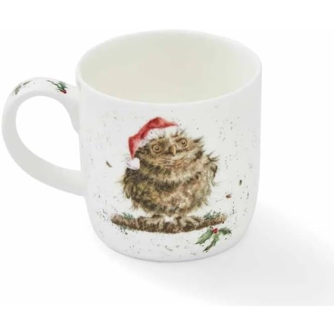 Wrendale Designs Royal Worcester Christmas Set of 4 Fine Bone China Mugs