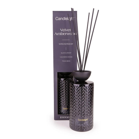 Velvet Amberwood Reed Diffuser Embossed 1000ml
