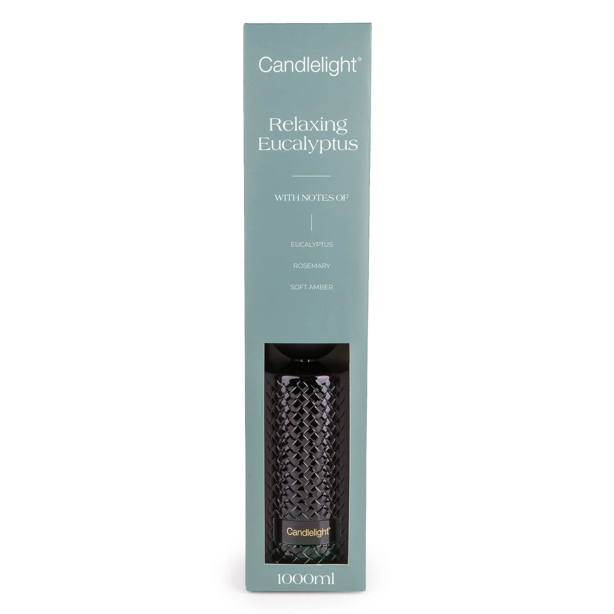 Embossed Bottle 1000ml Relaxing Eucalyptus Reed Diffuser