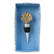 Jeff Banks Bottle Stopper - Elegant Shell Design in Gold - Home Deco London