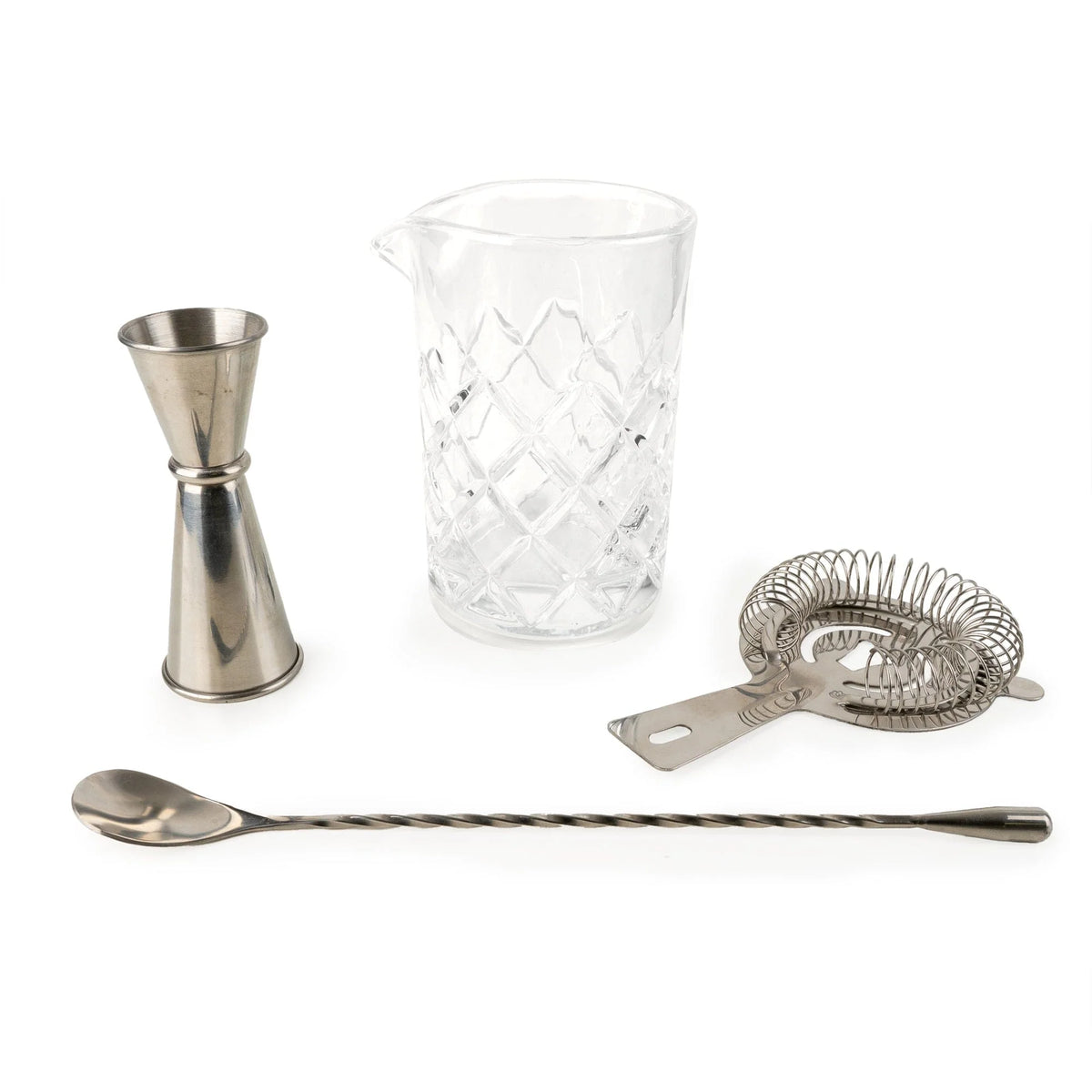 Barware Set 4 Piece Classic Barware Set in Gift Box - Home Deco London